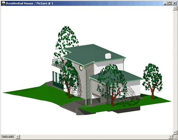 Иллюстрированный самоучитель по ArchiCAD 8 › Визуализация проектов в ArchiCAD › Механизмы визуализации