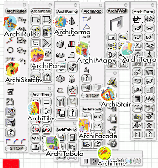 Иллюстрированный самоучитель по ArchiCAD 8 › Расширения ArchiCAD и дополнительные программы › Расширения и дополнительные программы в составе пакета ArchiCAD