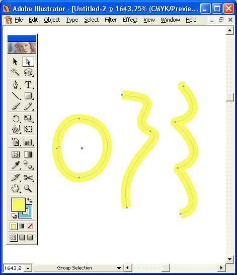 Иллюстрированный самоучитель по Adobe Illustrator 10 › Инструментарий для создания формы объекта › Основные правила построения кривых