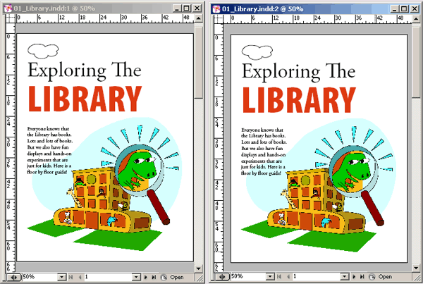 Иллюстрированный самоучитель по Adobe InDesign CS2 › Рабочее пространство программы InDesign › Окно документа