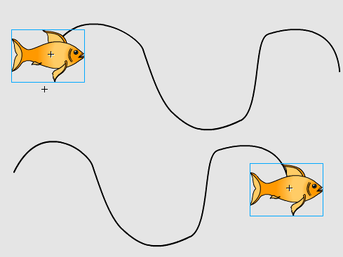 Иллюстрированный самоучитель по анимации для Интернет › Macromedia Flash › Задание движения по траектории