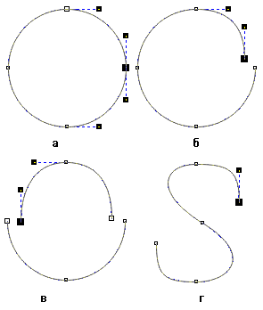 Иллюстрированный самоучитель по CorelDRAW 12 › Объекты › Упражнение 5.3. Разъединение кривой и соединение узлов.