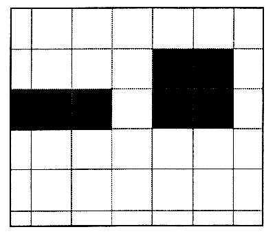 Иллюстрированный самоучитель по цифровой графике › Разрешение пиксельной графики › Дискретизация минимального элемента штрихового изображения