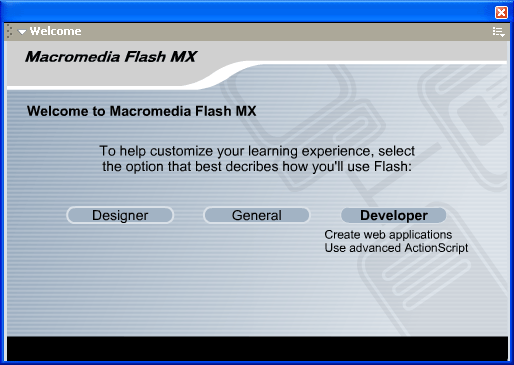 Иллюстрированный самоучитель по Macromedia Flash MX › Основы работы с Flash MX › Изменение состава панелей инструментов