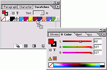 Иллюстрированный самоучитель по Adobe InDesign › Работа с цветом › Определение и сохранение образцов цвета