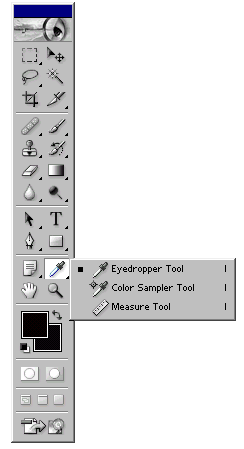 Иллюстрированный самоучитель по Adobe Photoshop 7 › Основные понятия › Панель инструментов. Примечания.