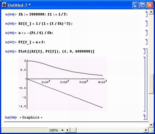 Иллюстрированный самоучитель по Mathematica 3/4 › Представление и обработка данных › Учет искажений сигнала