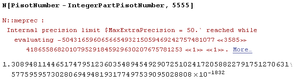 Иллюстрированный самоучитель по Mathematica 5 › Числа, их представление и операции над ними › Дробная часть вещественного числа (функция FractionalPart)