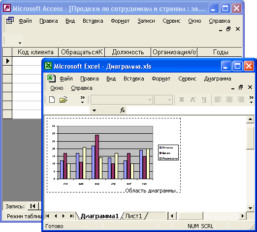 Иллюстрированный самоучитель по Microsoft Access 2002 › Интеграция Access 2002 с другими компонентами Office 2002 › Использование Access в качестве сервера автоматизации