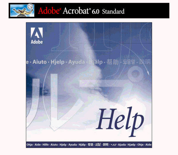 Иллюстрированный самоучитель по Adobe Acrobat 6 › Знакомство с рабочей областью › Использование полной справки Acrobat 6.0