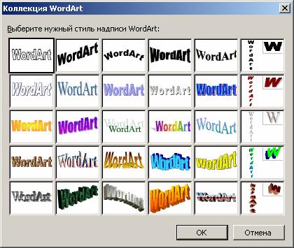 Иллюстрированный самоучитель по Microsoft Word › Работа с графикой в Microsoft Word › Редактирование фигурного текста в WordArt