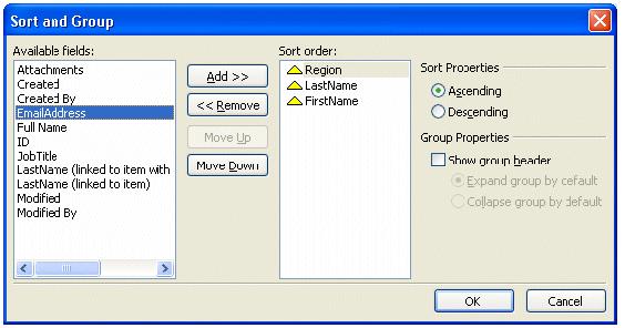 Иллюстрированный самоучитель по настройке Office 2003 › Использование FrontPage 2003 для разработки индивидуальных веб-узлов › Списки и библиотеки