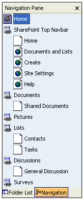 Иллюстрированный самоучитель по настройке Office 2003 › Использование FrontPage 2003 для разработки индивидуальных веб-узлов › Переходы