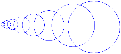 Иллюстрированный самоучитель по Basic, вводный курс › Алгоритмы, графика, символы и строки › Циклы с несколькими зависимыми параметрами