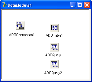 Иллюстрированный самоучитель по Delphi 7 для профессионалов › Архитектура приложений баз данных › Модуль данных