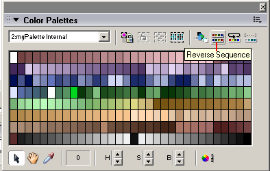 Иллюстрированный самоучитель по Macromedia Director MX › Работа с цветом › Экскурсия 8В: Работа с цветовой палитрой