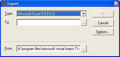 Иллюстрированный самоучитель по Visual FoxPro 7 › Связывание и внедрение объектов, экспорт и импорт данных › Передача данных из Visual FoxPro в другие приложения