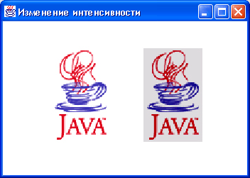 Иллюстрированный самоучитель по Java › Изображения и звук › Изменение интенсивности изображения