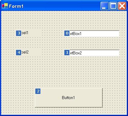 Иллюстрированный самоучитель по Visual Basic .NET › Формы Windows, графический вывод и печать › Сохранение пропорций: свойства Anchor и Dock. Меню Tab Order.